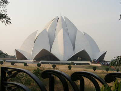 Delhi - Lótusz-templom