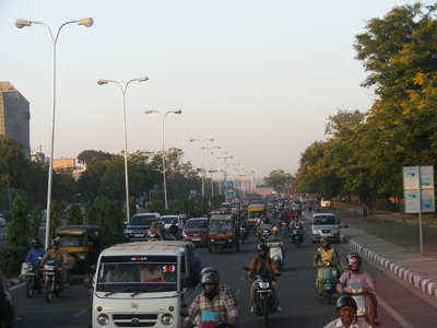 Jaipur - csűcsforgalom