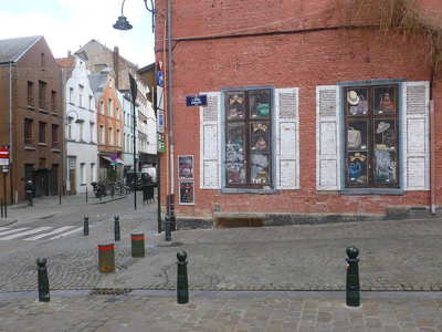 Utcarészlet Brüsszelben
