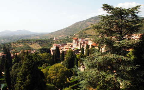 Tivoli - kilátás a villa d'Este teraszáról