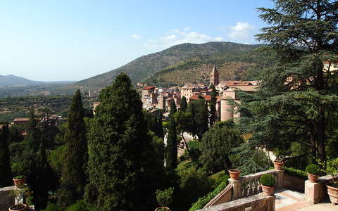 Tivoli - kilátás a villa d'Este teraszáról