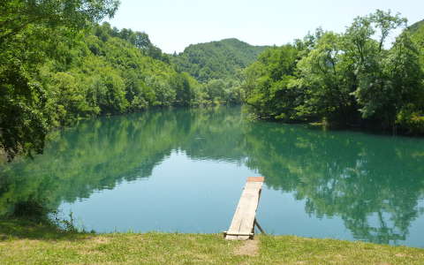Ugródeszka az Una folyón, Bosznia és Hercegovina