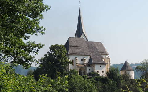 Maria Wörth temploma,a Wörthi tónál,Ausztria