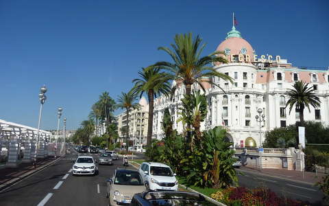 Angol sétány és a Negresco hotel, Nizza