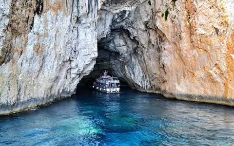 Blue Cave, Görögország