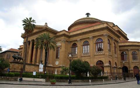 Olaszország, Szicília, Palermo - Teatro Massimo