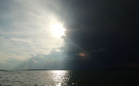 balaton felhő fény magyarország