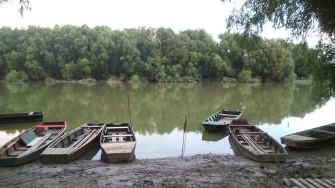 Gemenc, Duna, folyó, csónak