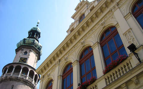 Sopron: Tűztorony és városháza