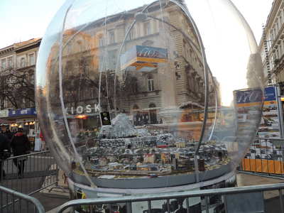 Vasútmodell a Bazilikánál,Budapest