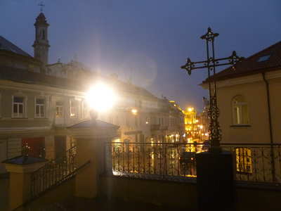 Vilnius, belvárosi részlet