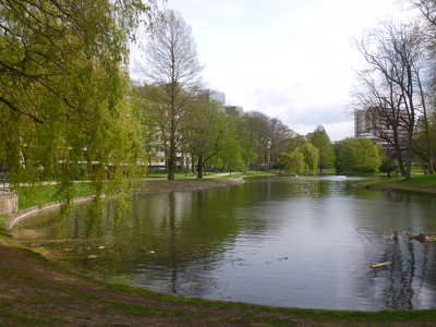 Tó a Leopold Parkban, Brüsszel