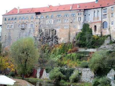 Cesky Krumlov-i várfal