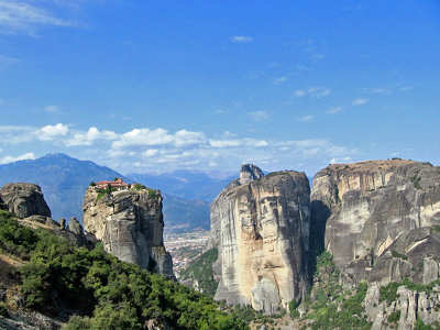 Meteora kolostorok, Thesszália, Görögország