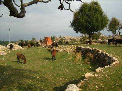 Hegyi táj Antalya közelében
