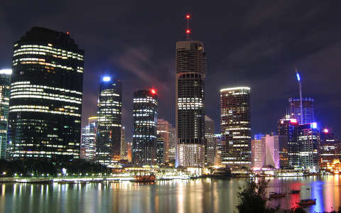 Brisbane éjszakai fényei, Ausztrália