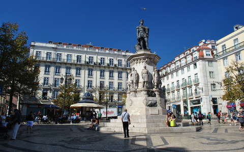 Praça Luís de Camões, Lisszabon, Portugália