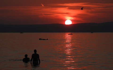 balaton címlapfotó magyarország naplemente