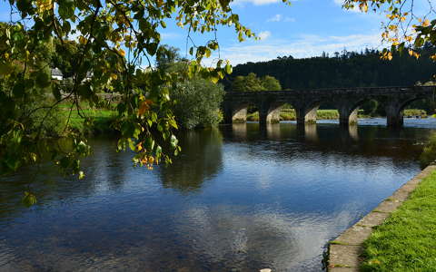 folyó híd írország ősz
