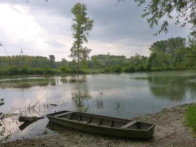 Eső előtt a Szigetközben