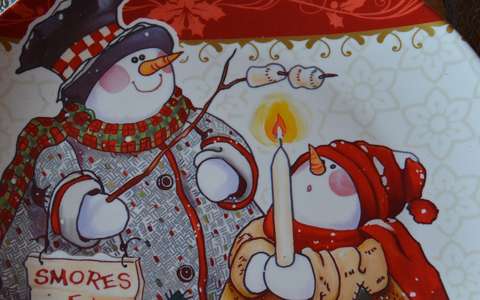 grafika karácsonyi dekoráció