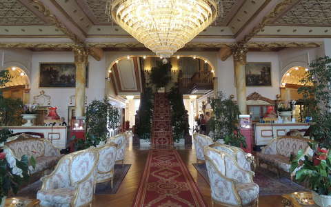 Stresa,Regina Palace Hotel a Maggiore tó partján,Olaszország