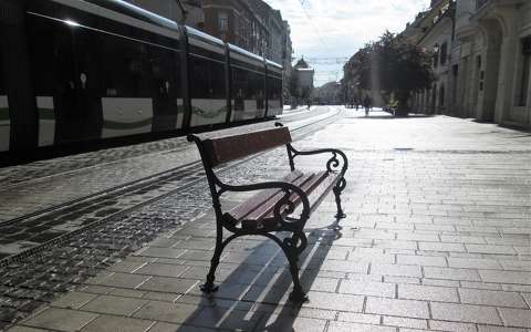 Miskolc, Széchenyi utca eső után