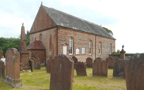Skócia - Caerlaverock - templom