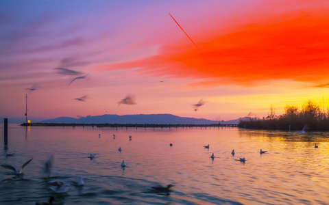 balaton címlapfotó magyarország naplemente