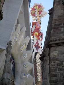 Barcelona - Sagrada Familia egyik tornya