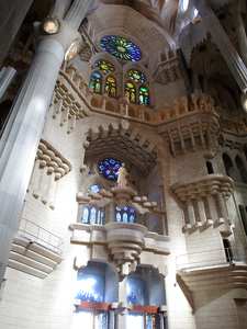 Barcelona - Sagrada Familia egyik felső homlokzata