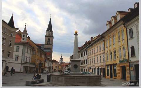 Szlovénia, Kranj - Fő-tér