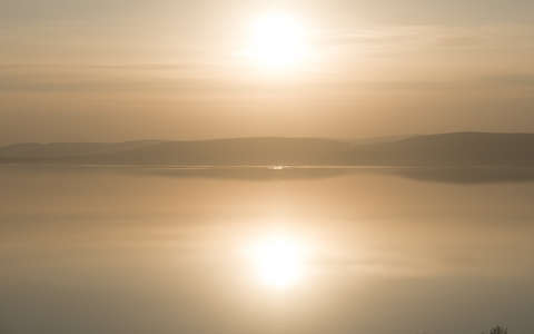 balaton magyarország tó tükröződés