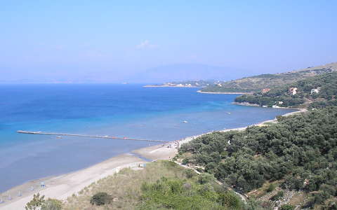 Korfu, tengerpart