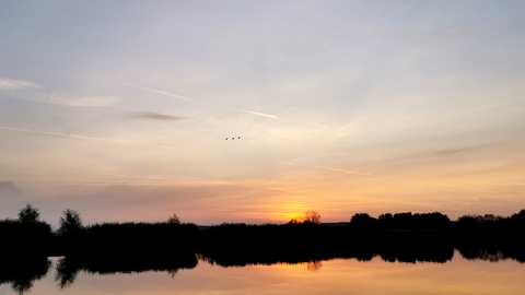 Vadkacsás naplemente