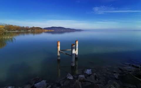 balaton magyarország tó ősz