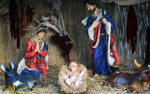 betlehemi jászol karácsony karácsonyi dekoráció szobor