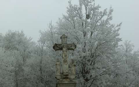 fa szobor tél zúzmara