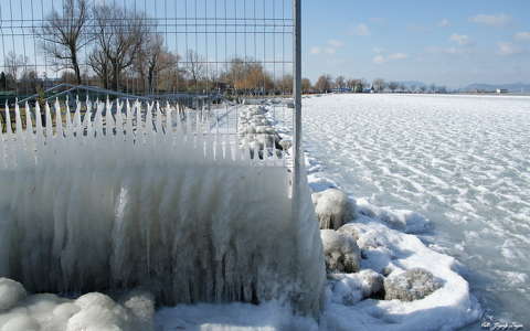 balaton jég magyarország tél