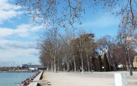 Balatonfüred, Tagore sétány.