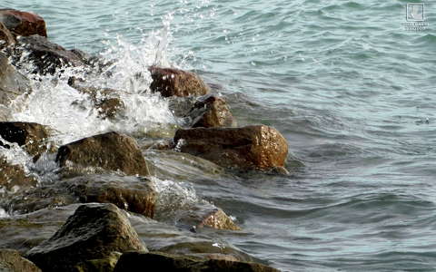 kövek, balaton, tó, víz
