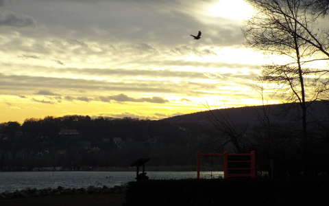 Naplemente, Balatonalmádi.