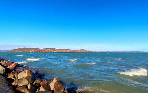 Viharos Balaton Szántódnál