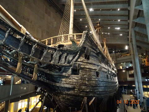 Vasa múzeum, a hadihajó orra (Stockholm)
