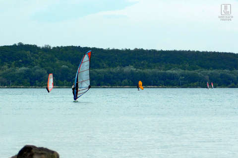 szörfösök, balaton