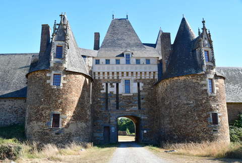 Château de la Motte-Glain.Franciaország