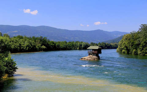 Drina folyó, Szerbia