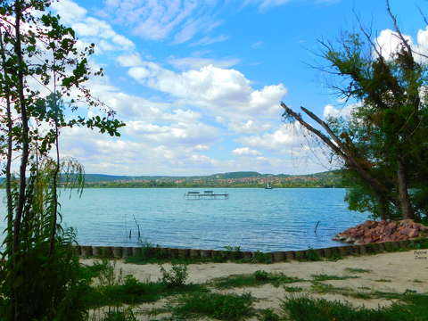 Balatonfűzfő, Fűzfői öböl, stég