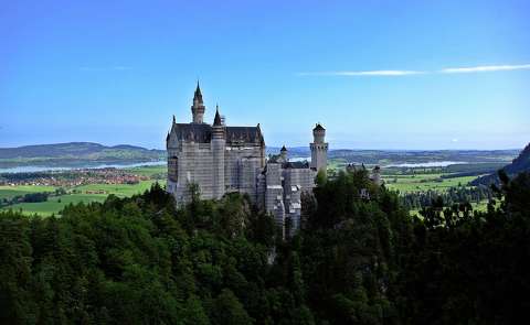 alpok neuschwanstein kastély németország várak és kastélyok