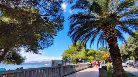 Crikvenica tengerpartján